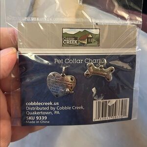 Silver Pet Collar Charms